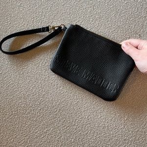 Steve Madden - wristlet - black - faux leather